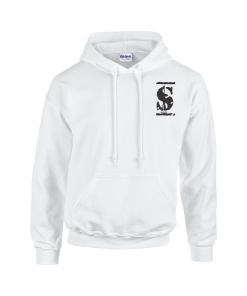 Hoodie White with black TSA logo