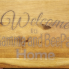 Welcome to Gamma and BeePa's Home Cutting Boards