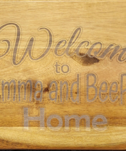 Welcome to Gamma and BeePa's Home Cutting Boards